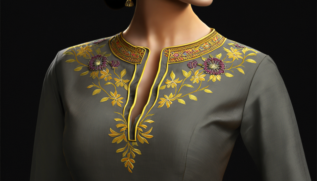 embroidery designs for neck