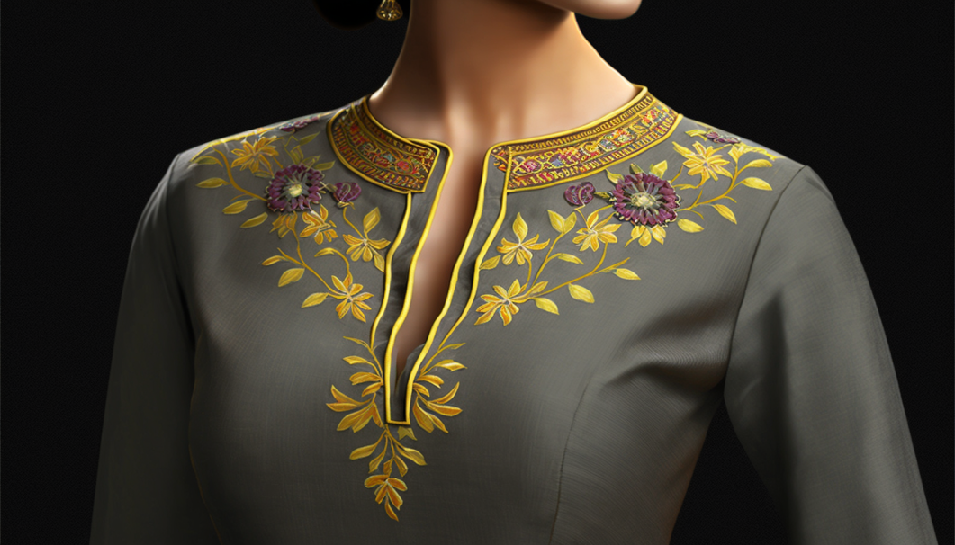 Front neck designs for kurtis outlet