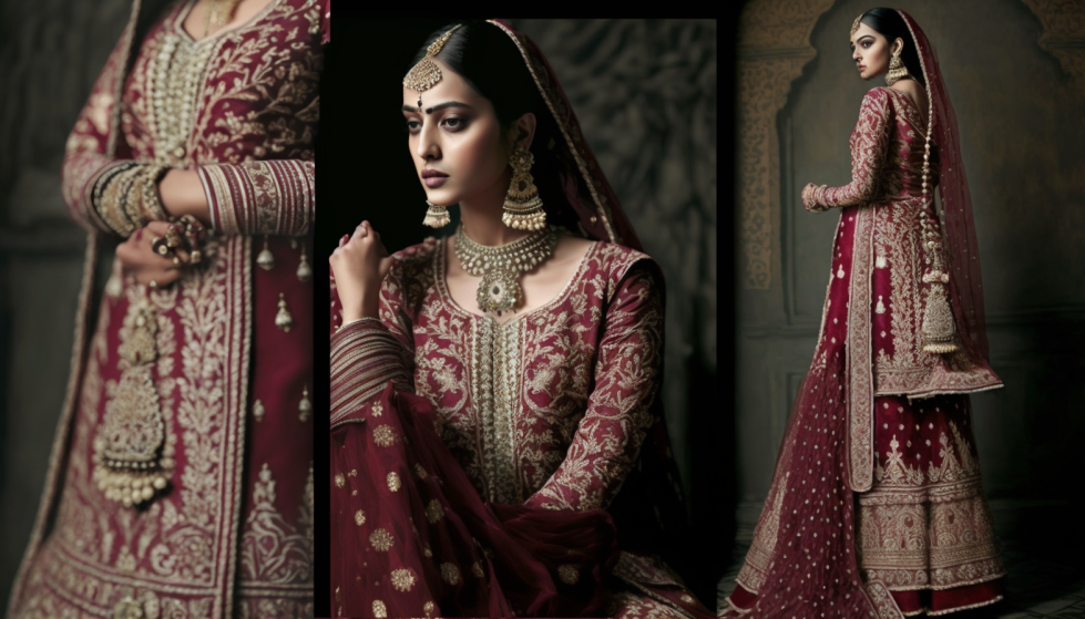 Bridal sharara design best sale