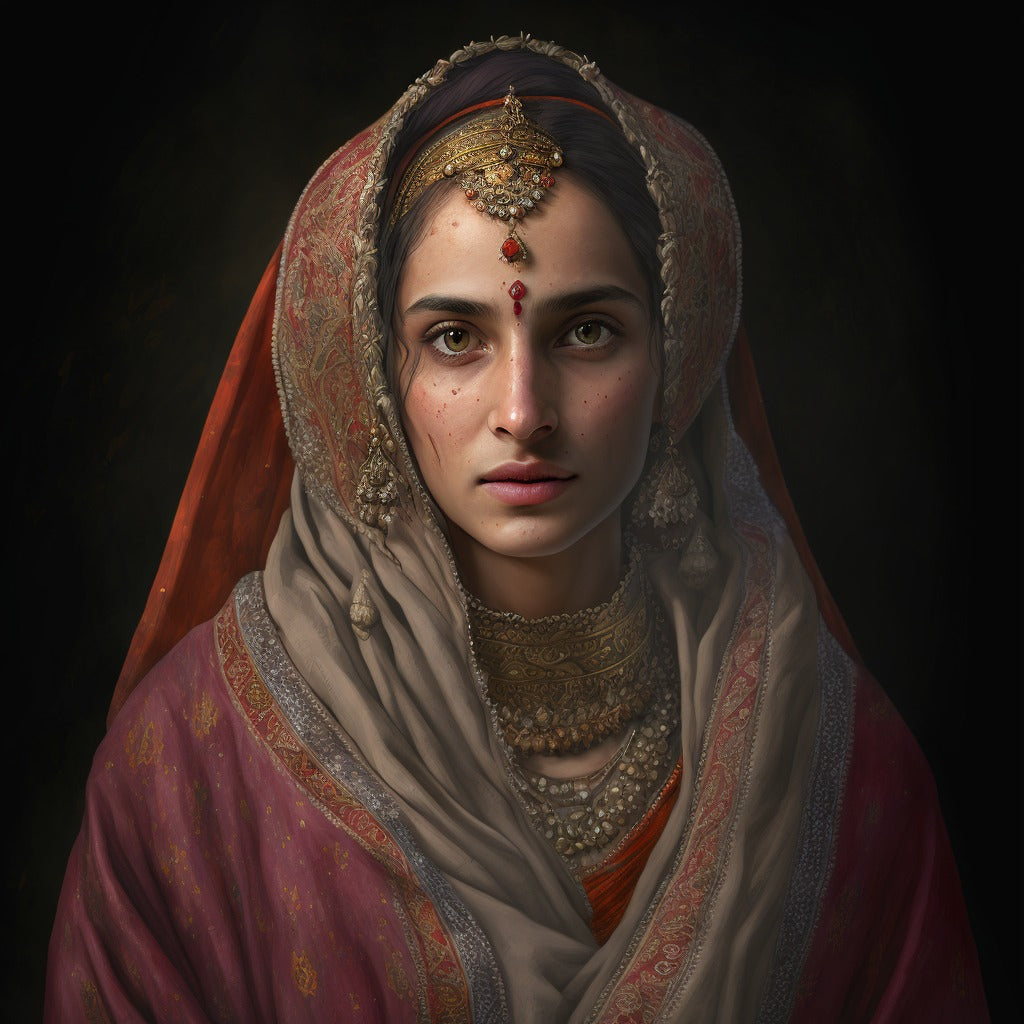Kashmiri women wearing traditional Kashmiri clothes
