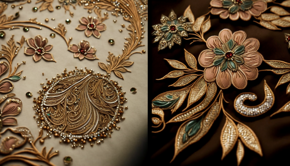 Dabka Work vs Zardozi Embroidery The Indian Couture Blog