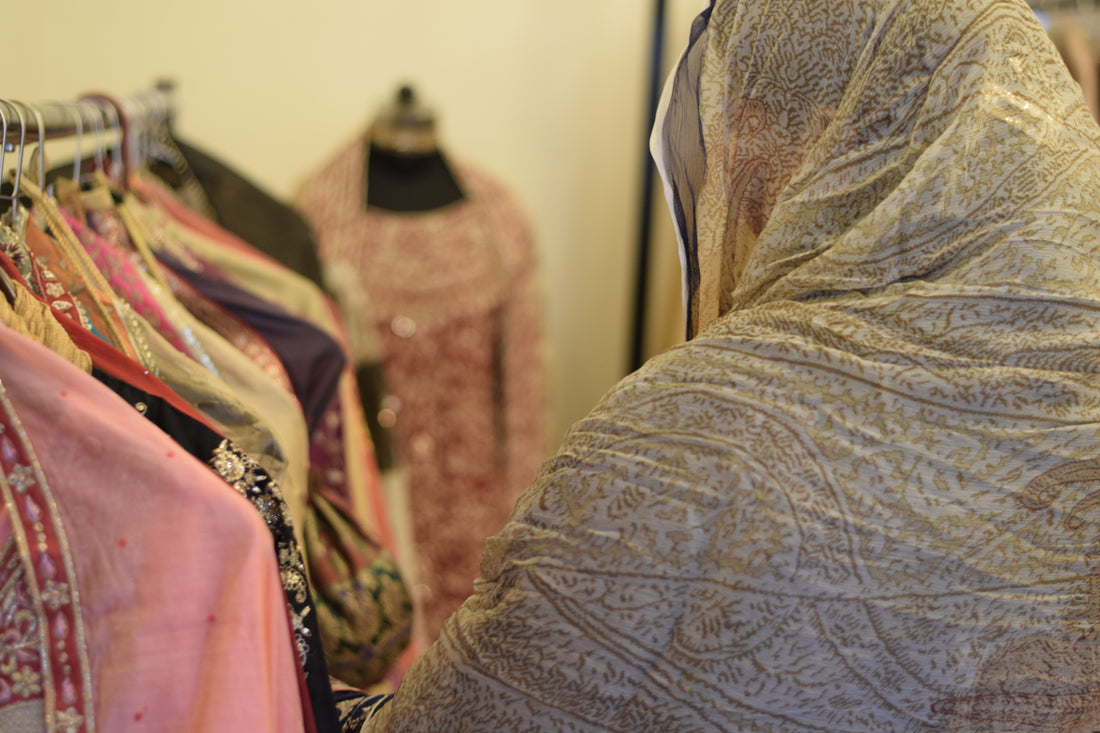 Indian women checking hand embroidered kurti design