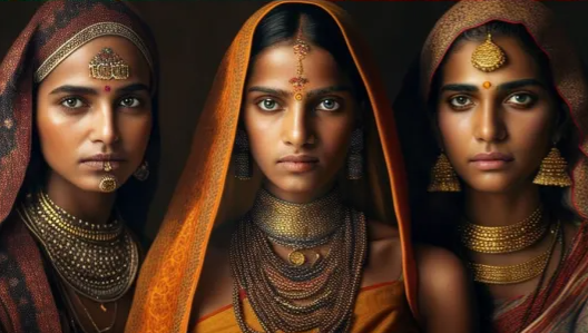 Indian Women wearing Ethnic wear