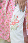Indian women wearing pink applique work embroidery suit