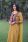Indian women wearing  plain yellow kurta