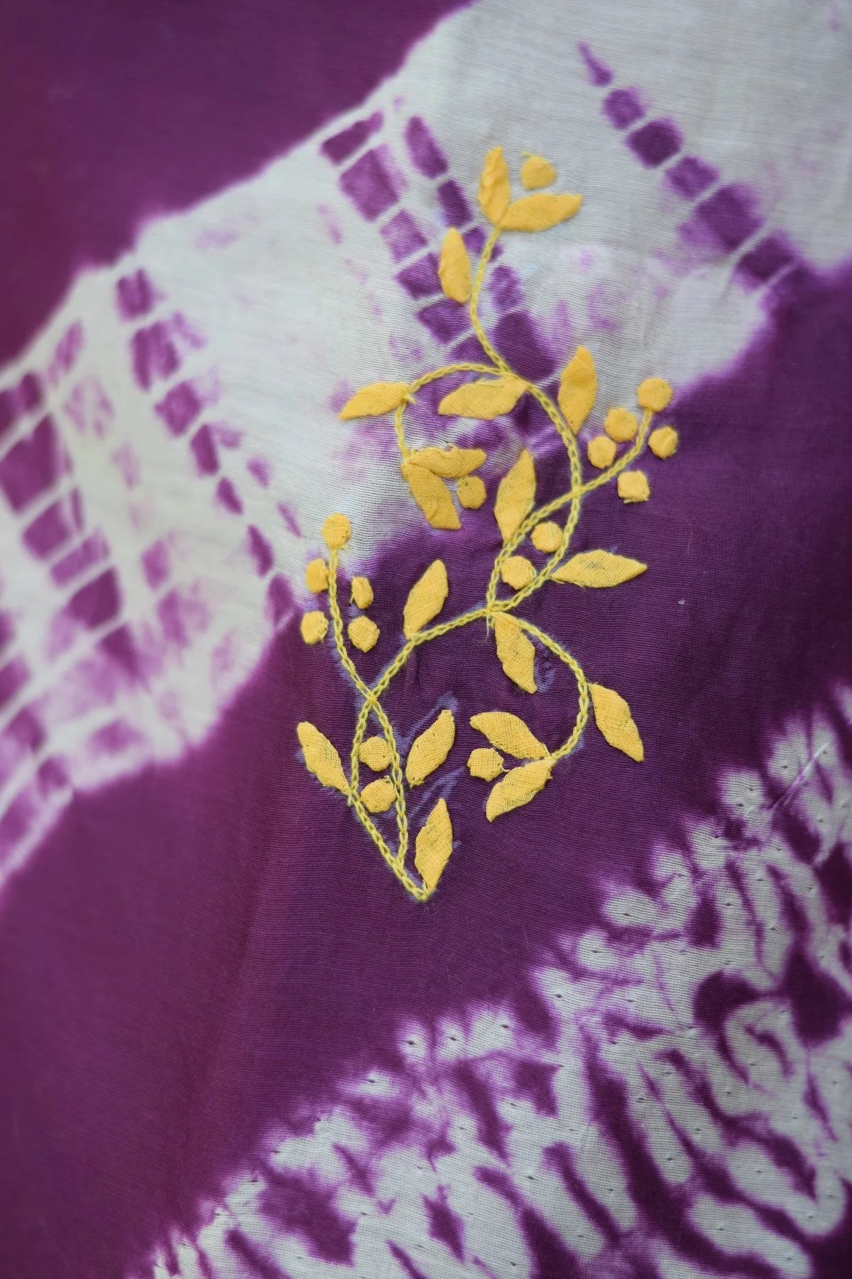 Indian women wearing tie-dye kurta set