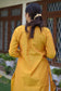 Indian women wearing yellow best kurta plazo set